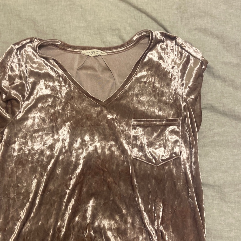 Velvet legging tee